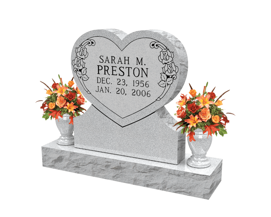 SD209 Heart Shaped Memorial – Request a Quote