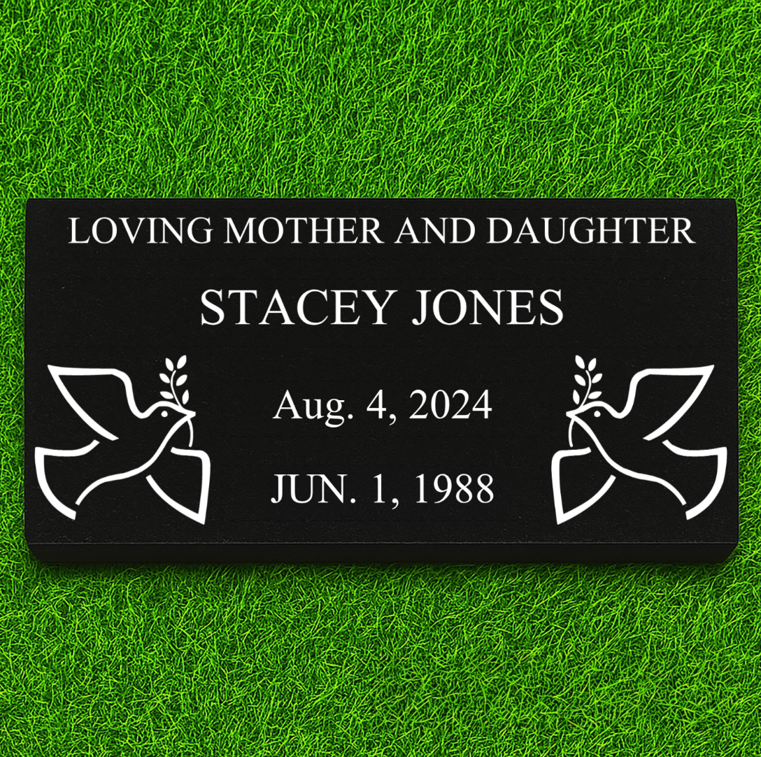 Black 24"x12"x4" Flat Marker