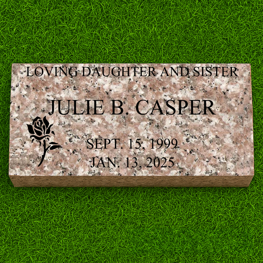 Blush Pink 20"x10"x3" Flat Marker