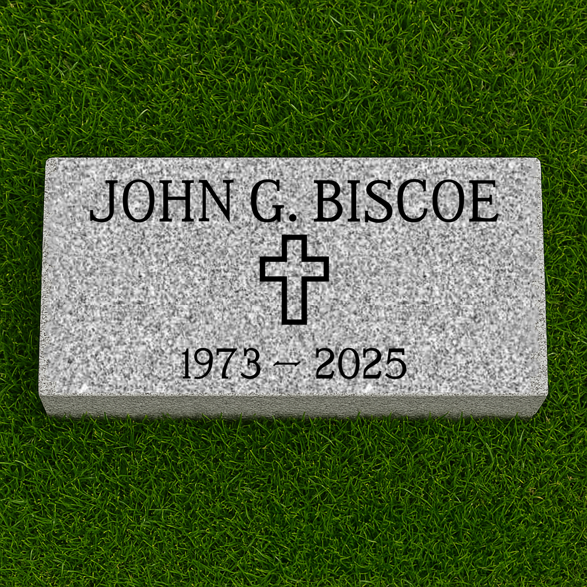 Gray 16"x8"x4" Flat Marker