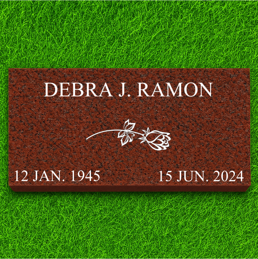India Red 16"x8"x4" Flat Marker