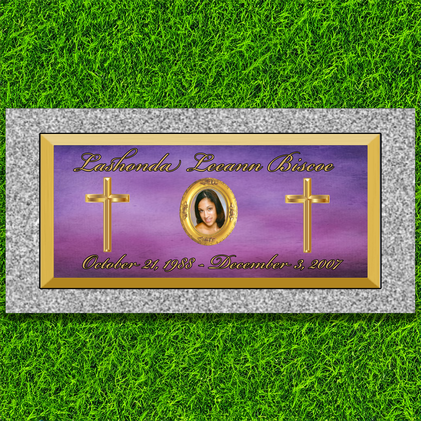 💫 Classic Vibrant Memorials with Gray Granite
